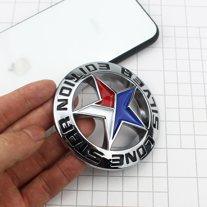 dodge 车标 ram2500 ram3500 lone star silver 道奇改装金属标