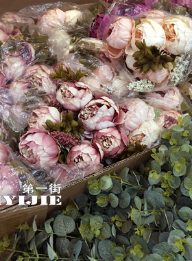 第一街 欧美品牌单！高档复古欧式油画真彩系列欧美大花朵仿真花