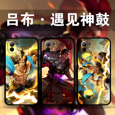 适用小米13Pro12x11s10吕布遇见神鼓手机壳Civi3王者荣耀照片定制红米Note12TURBO游戏周边k60k50k40k30mix4