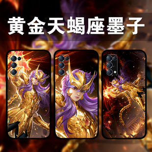 适用OPPOReno11Pro10p9p8p7黄金天蝎座墨子手机壳k11k10k9a97a93王者荣耀findX7少年照片定制Realme11真我GT5