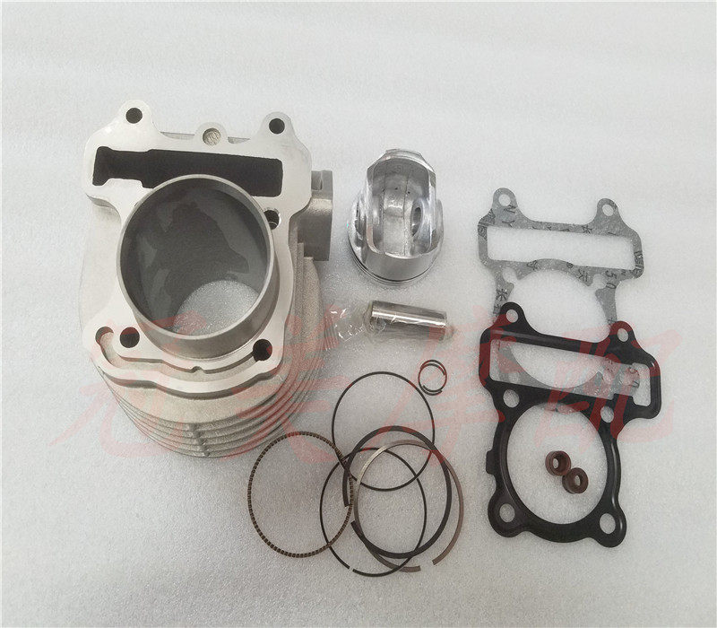 踏板车喜悦100小公主wh100t-a-h-f-g改大缸经扩缸52.4套缸气缸