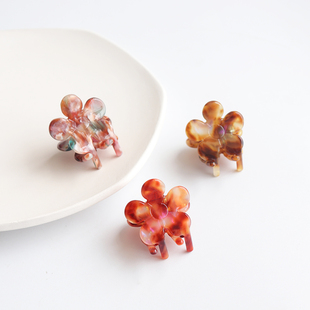 高级感发抓夹少女醋酸韩式 气质刘海小发夹小巧精致后脑勺小号发饰