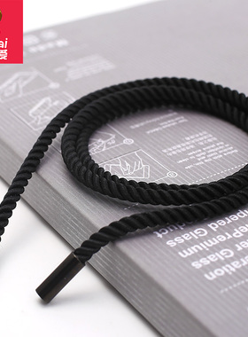 可可爱项链绳编织绳男女本命年红绳黄金玉佩蜜蜡吊坠挂件绳子黑扣