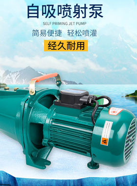 凌霄款JET自吸清水喷射大头泵 家用增压泵 抽井水家用抽水泵