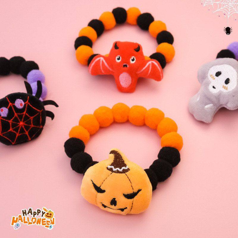 万圣节日毛球项圈宠物小猫咪狗狗装饰品南瓜蝙蝠蜘蛛可爱项链无声,宠物/宠物食品及用品,项圈/肩带,淘宝优惠券,粉丝福利购,淘宝优惠卷