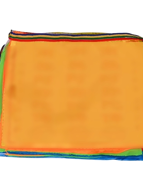 室内户外悬挂五彩风马旗丝绸