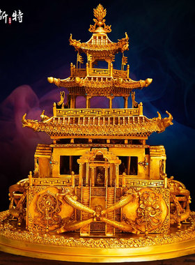 欧斯特全鎏金二十一度母坛城精工铜雕21度母室内家用桌面铜摆件