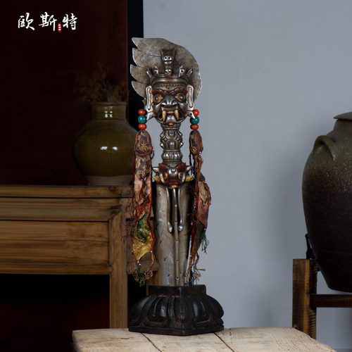 做旧复古桌面摆件尼泊尔手工