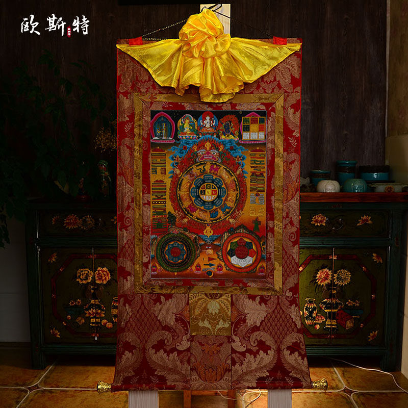 天然矿物颜料唐卡挂画