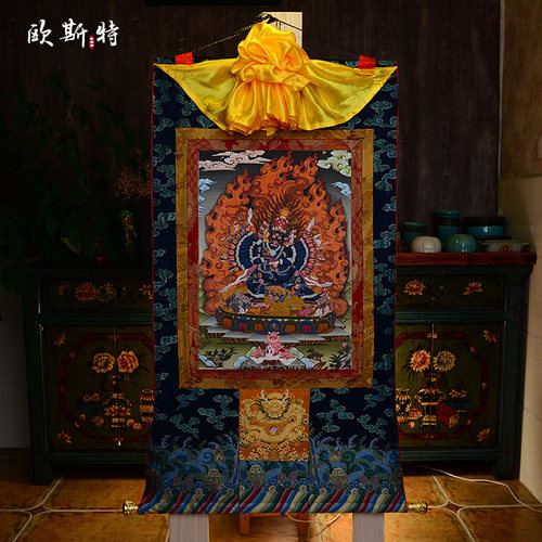 欧斯特天然颜料唐卡挂画