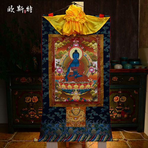 唐卡挂画居家装饰尼泊尔棉布