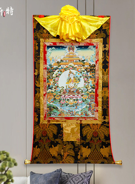 欧斯特白度母矿物颜料唐卡室内家用21度母墙壁装饰挂画像