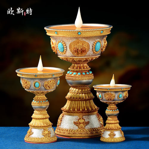 LED电子酥油灯家用供灯