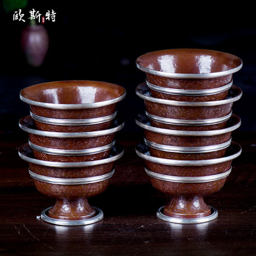 吉祥尼泊尔手工水碗摆件