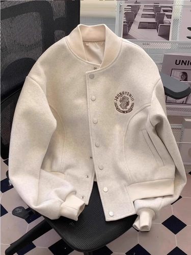 宽松飞行员棒球服秋冬季外穿夹克