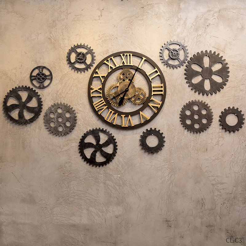 Internet Bar Restaurant Retro Industry gear Wall hanging clothing barbecue Hotel metope loft Metal Decorationin the Home accessories , Mural  category - from Buy2taobao.com to provide professional Taobao agent buy service