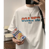 情侣装夏季新款印字圆领短袖T恤男韩版宽松班服潮Q143-P28控39，男装T恤，星座617A-5（原A405）