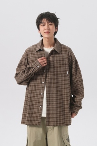 小格子长袖衬衫  A405-Q286-P48控65图片