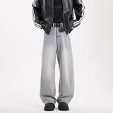 廓形宽松牛仔裤春夏季新款直筒阔腿裤H774-P65控88，男装牛仔裤，星座617A-5（原A405）