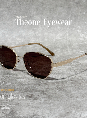 复古偏光金属防紫外线墨镜女