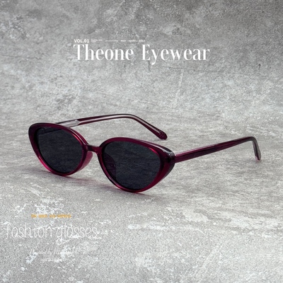 复古猫眼墨镜女时尚百搭偏光太阳