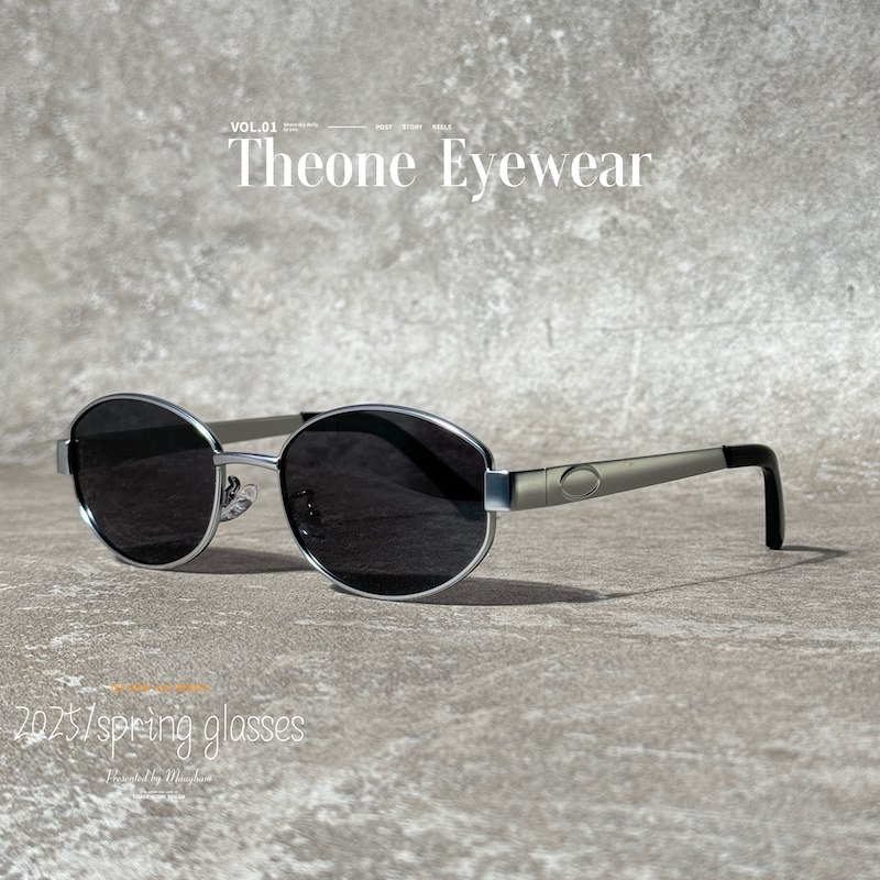 复古老钱风金属墨镜女款高级感椭圆框港风小框偏光太阳眼镜防晒潮,ZIPPO/瑞士军刀/眼镜,太阳眼镜,淘宝优惠券,粉丝福利购,淘宝优惠卷