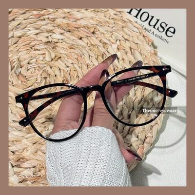 TR防蓝光眼镜框男女早八