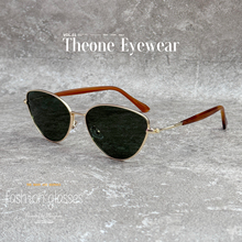 复古时尚金属百搭偏光太阳眼镜女防紫外线高品质猫眼墨镜可配度数