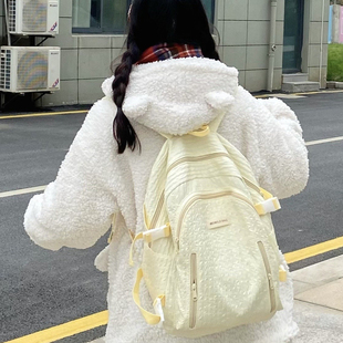 日系原宿大学生书包女韩版可爱小清新高中生背包女软妹少女双肩包