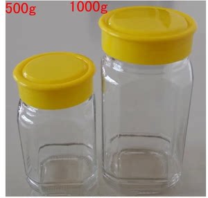 大众玻璃蜂蜜瓶密封储物罐