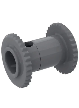 【50g】MOC散件2585小颗粒拼插积木兼容基础配件DIY线滚筒细