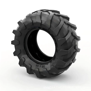 零配件拼搭56145 MOC积木70695国产兼容56x26轮胎科教拼装