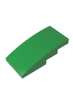 【50g】兼容93606 2x4弧型曲面砖 高德斯散件零配件工厂直销