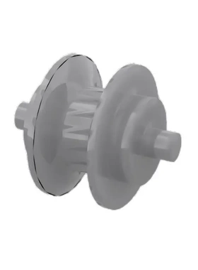 【50g】兼容3464积木车架独轮小推车轮胎轮毂 可配59895