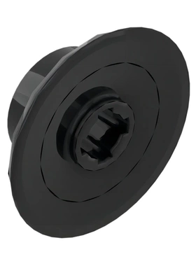 【50g】MOC小颗粒积木50254国产兼容零配件8x1.4mm小号火车轮