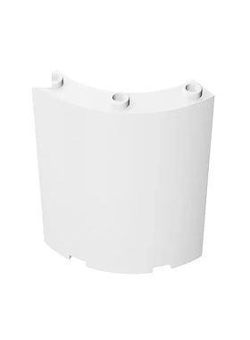 【50g】Moc小颗粒积木30562积木4x4x6弧形墙壁板diy拼装配件