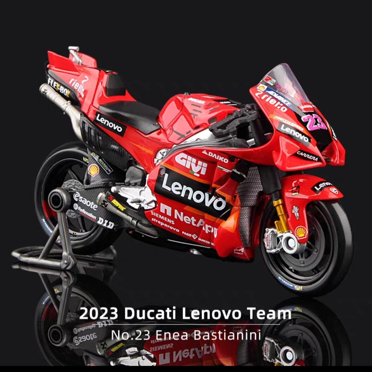 美驰图正版授权1:18摩托车模型合金手办摆件2026杜卡迪GP赛车