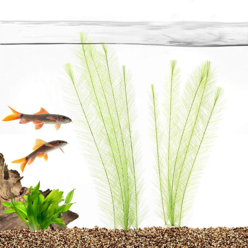 仿真植物水族造景鸡尾草羽毛草