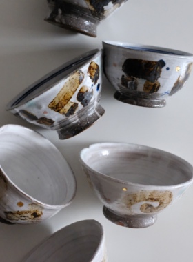 Paseo新品｜现货 韩蕴泽褐彩系列 饭碗汤碗茶碗斗笠碗作家器