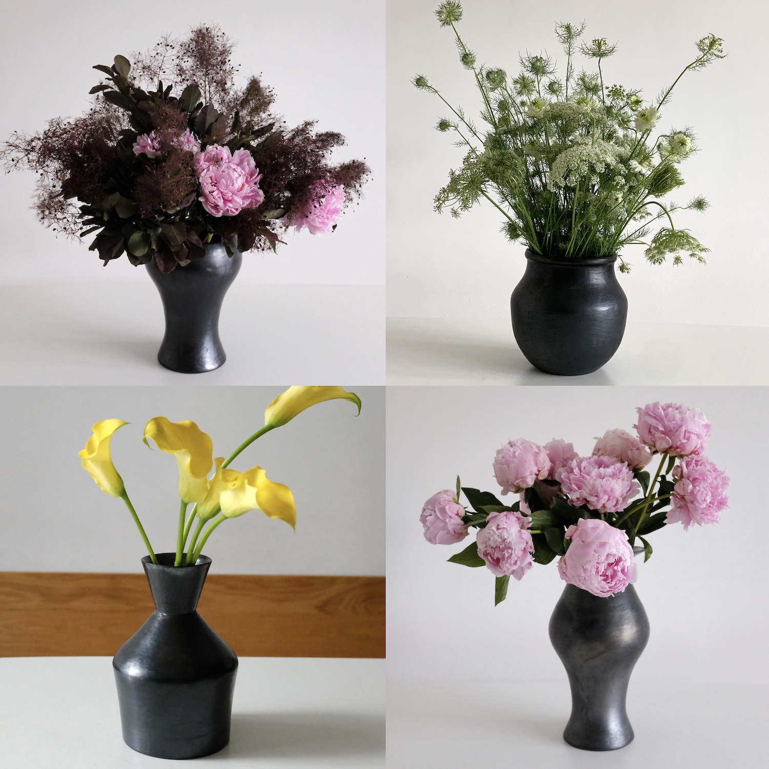 【限时特价】 更则黑陶 黑陶花瓶合集 多款可选 家居装饰藏区藏地
