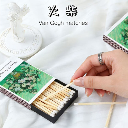 火柴高档加长香薰老式复古怀旧高档酒店家用烘焙精品ins生日火柴