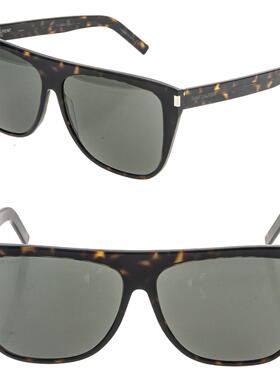 SAINT LAURENT圣罗兰SL 1 SLIM 002棕色灰色方形中性面罩
