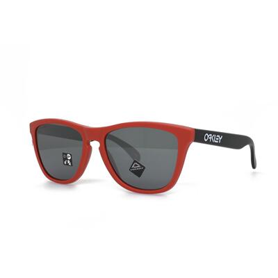 Oakley奥克利墨镜太阳眼镜Frogskins 9013 1255磨砂红色黑色明亮