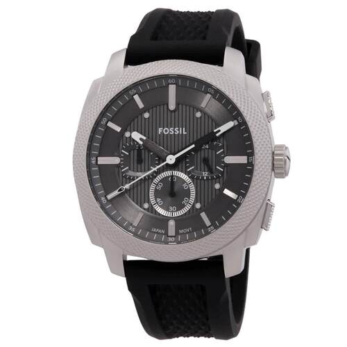 Fossil Machine计时表石英男士手表手镯套装FS6145SET