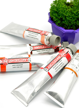 荷兰进口Talens泰伦斯阿姆斯特丹油画颜料200ml钛白单支