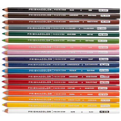 美国三福霹雳马Prismacolor油性彩铅单支黑白人像肤色粉红bjd妆色