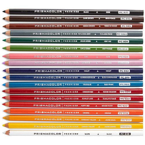 美国三福霹雳马Prismacolor油性彩铅单支黑白人像肤色粉红bjd妆色