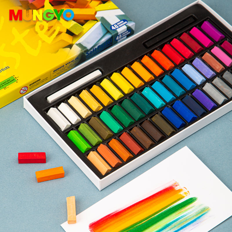 mungyo盟友64色短支绘画粉彩笔