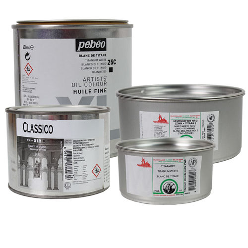 大包装老荷兰铅白白油画颜料