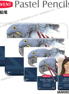 进口得韵Pastel pencils色粉彩铅 粉彩画铅笔 12色-72色套装单支